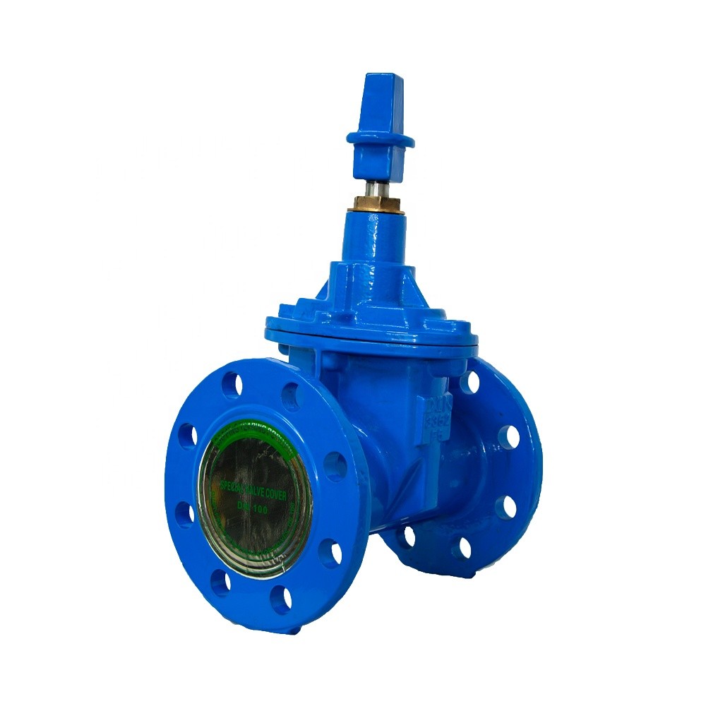 Underground cap resilie soft seal gate valve