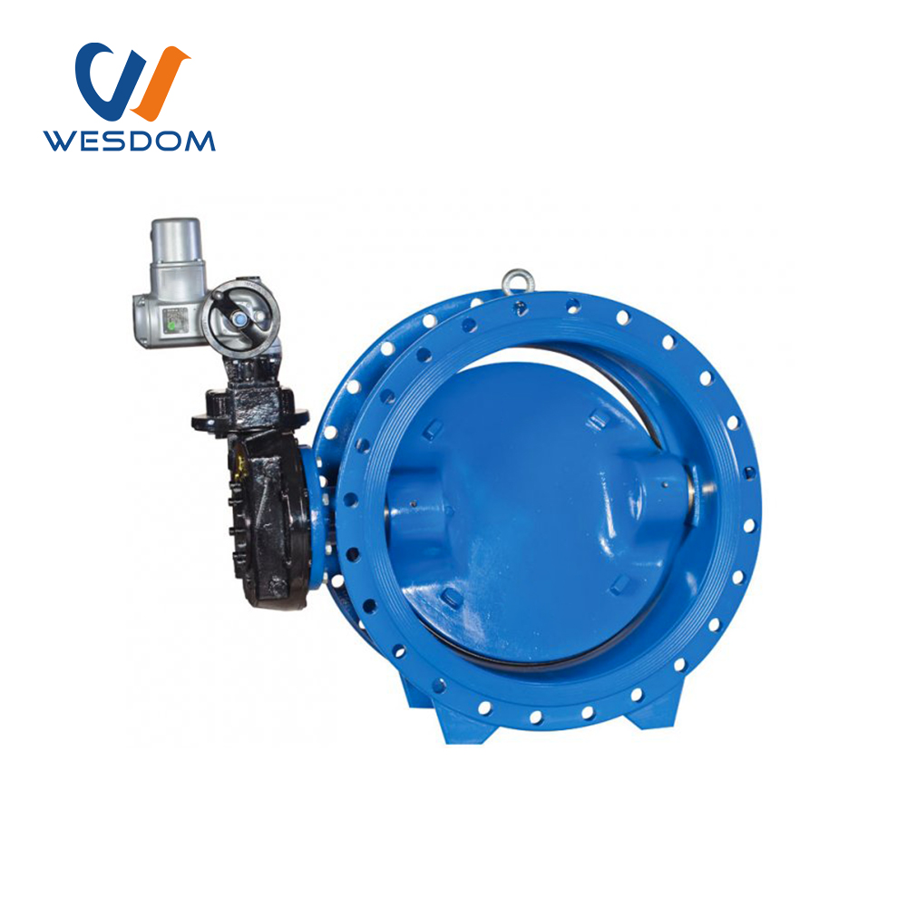 Electric three-eccentric metal hard seal butterfly valve