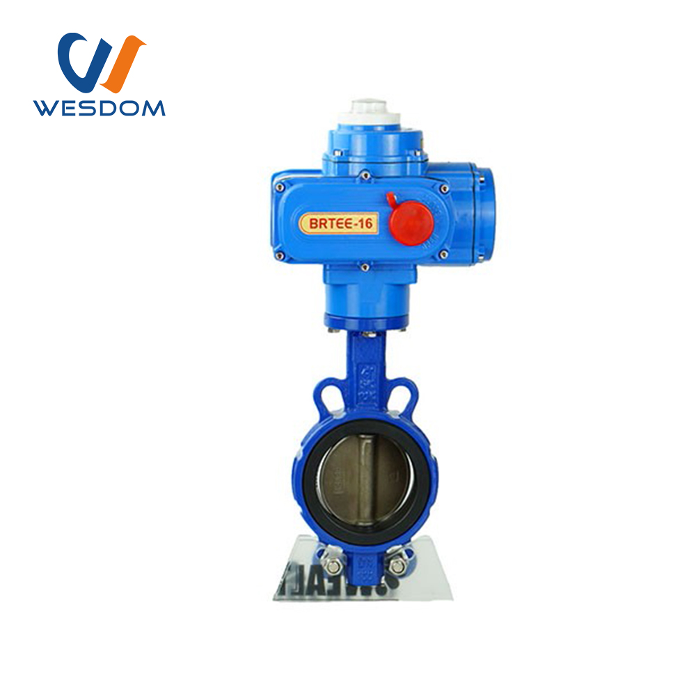 Wafer type on-off soft seal butterfly valve