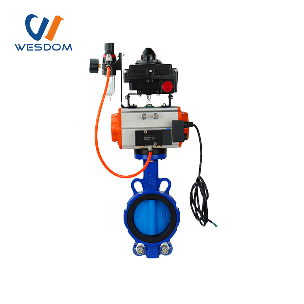 Pneumatic butterfly valve