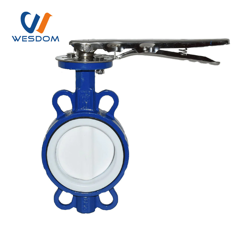 ANSI Wafer PTFE seat butterfly valve