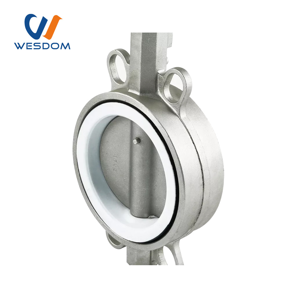 ANSI Wafer PTFE seat butterfly valve