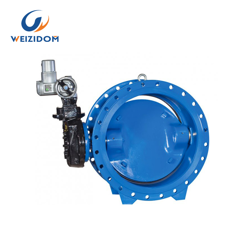 Electric three-eccentric metal hard seal butterfly valve