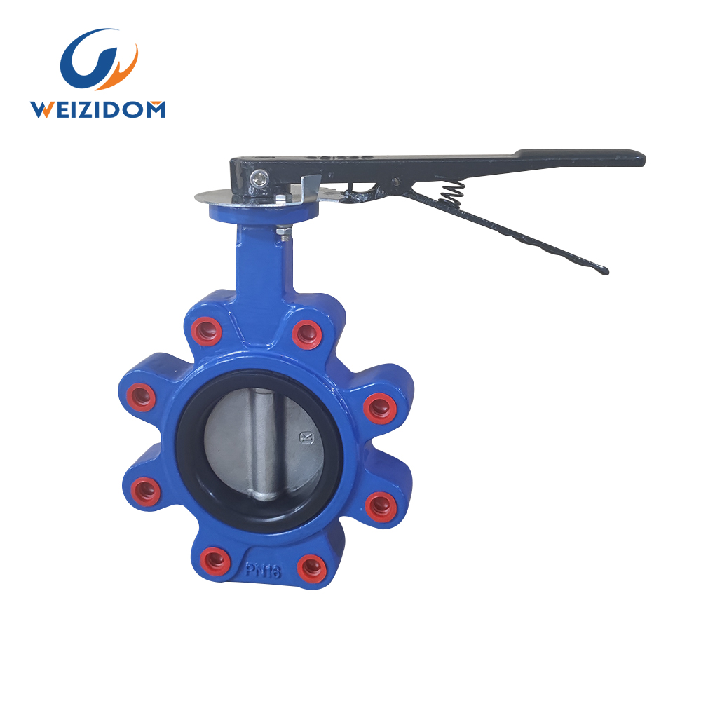 Lug type butterfly valve for high pressure
