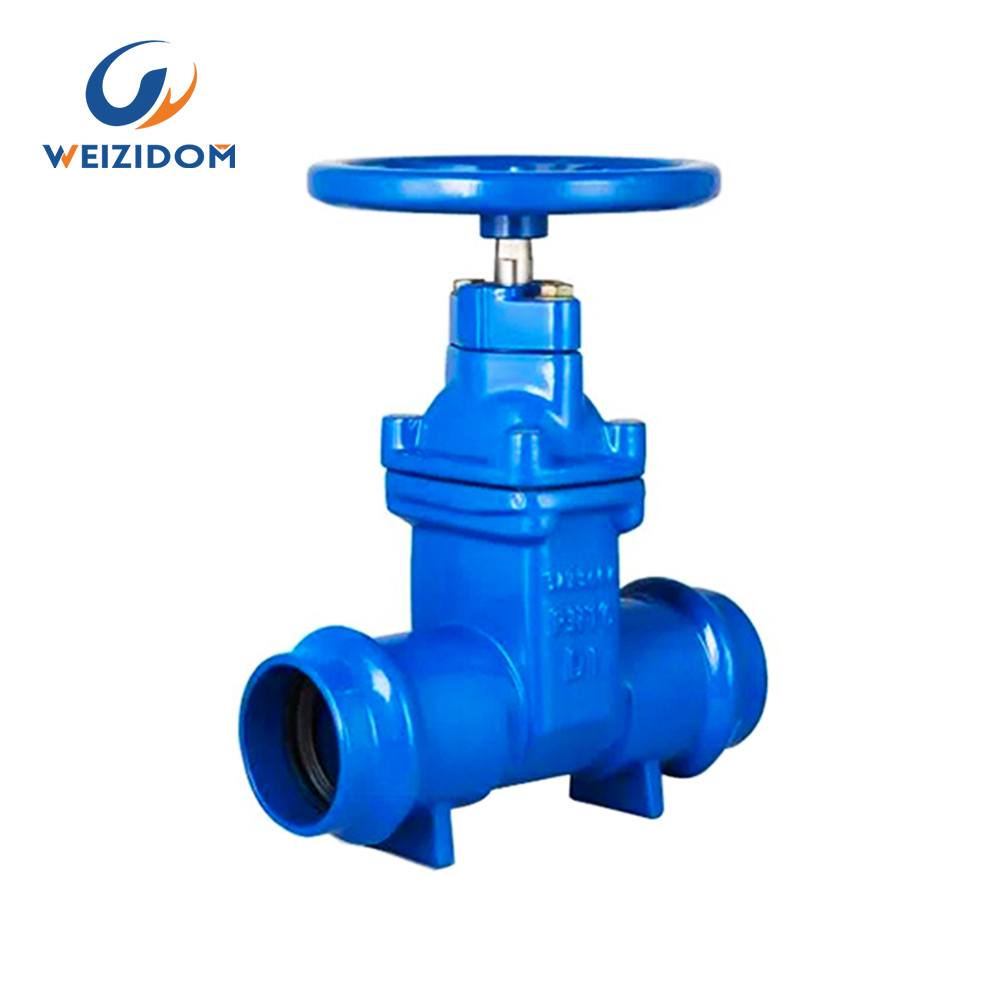 Socket connection soft seal gate valve