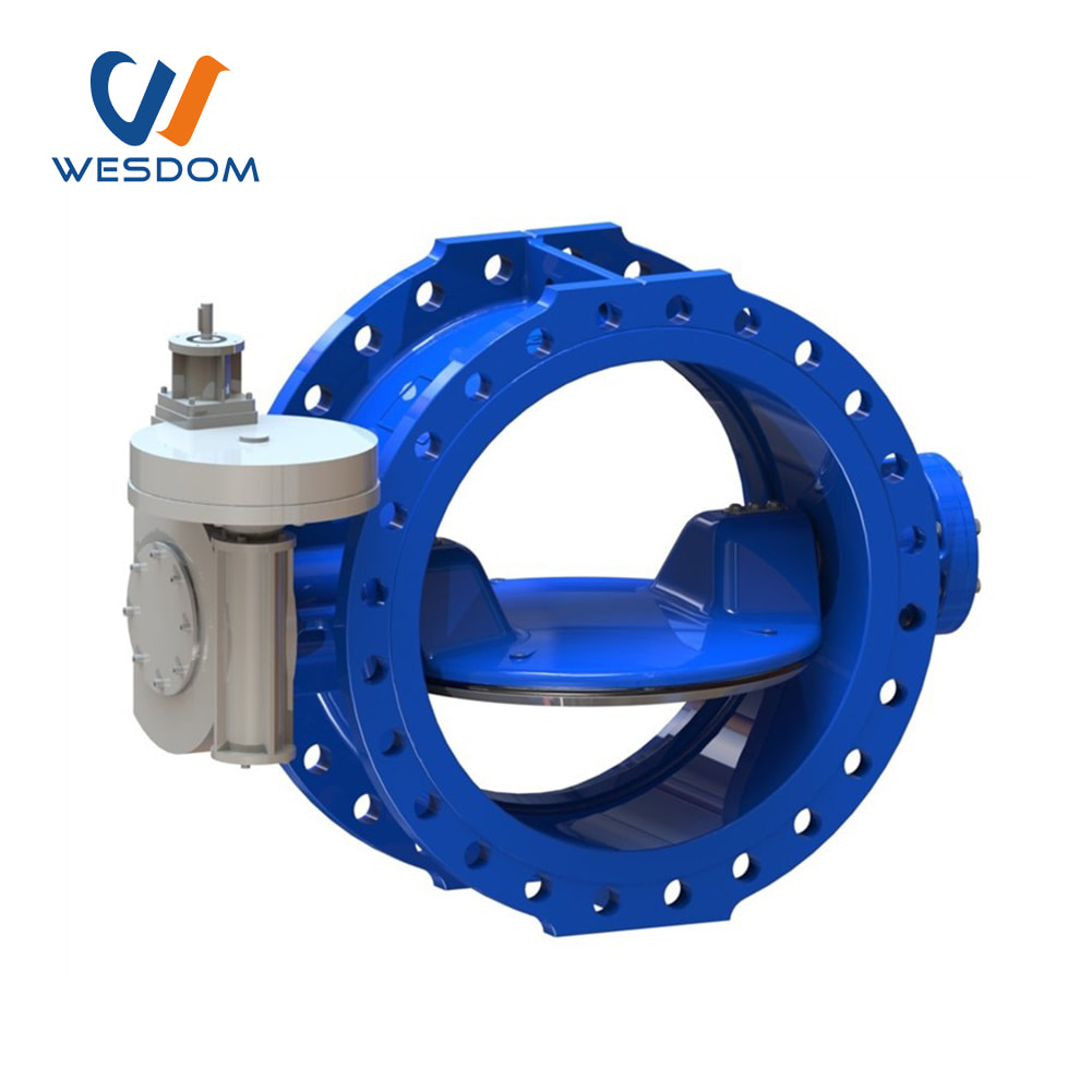 Three eccentric butterfly valve