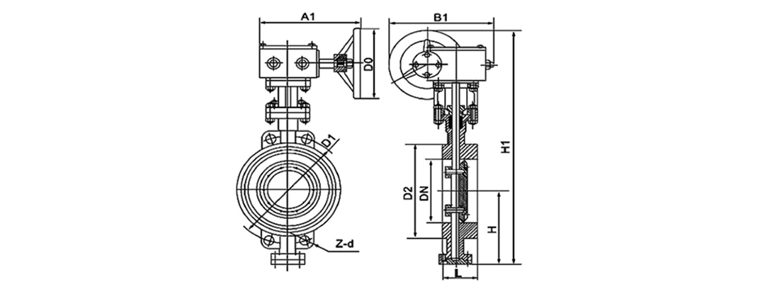 Triple eccentric butterfly valve