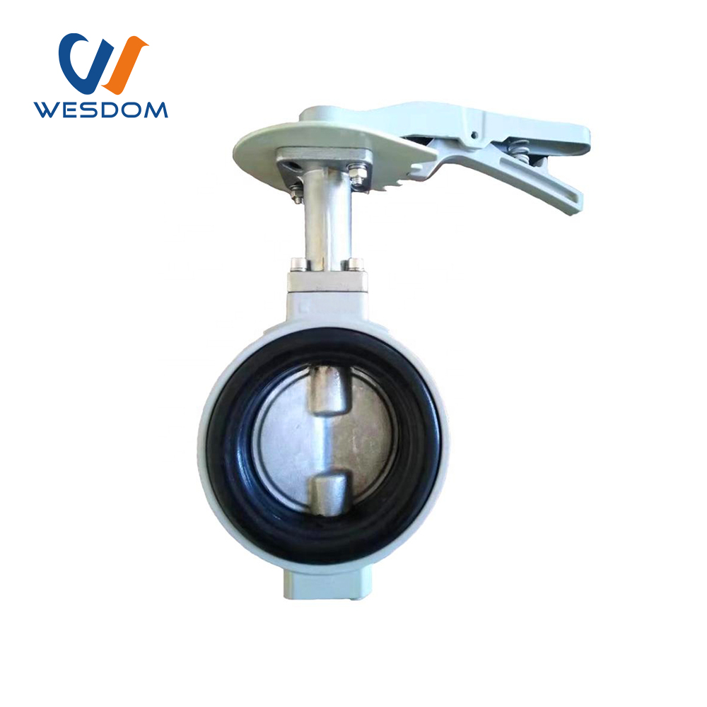 Anti-knot dew aluminum butterfly valve