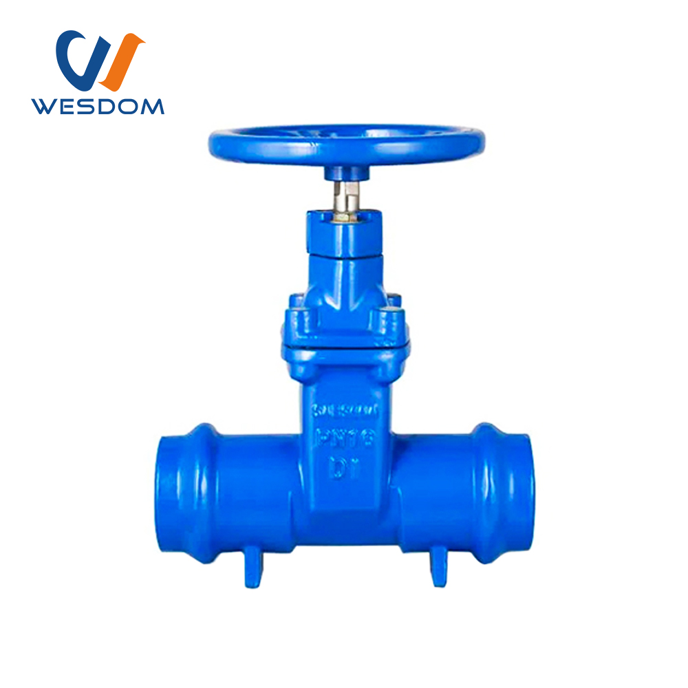 Socket connection soft seal gate valve