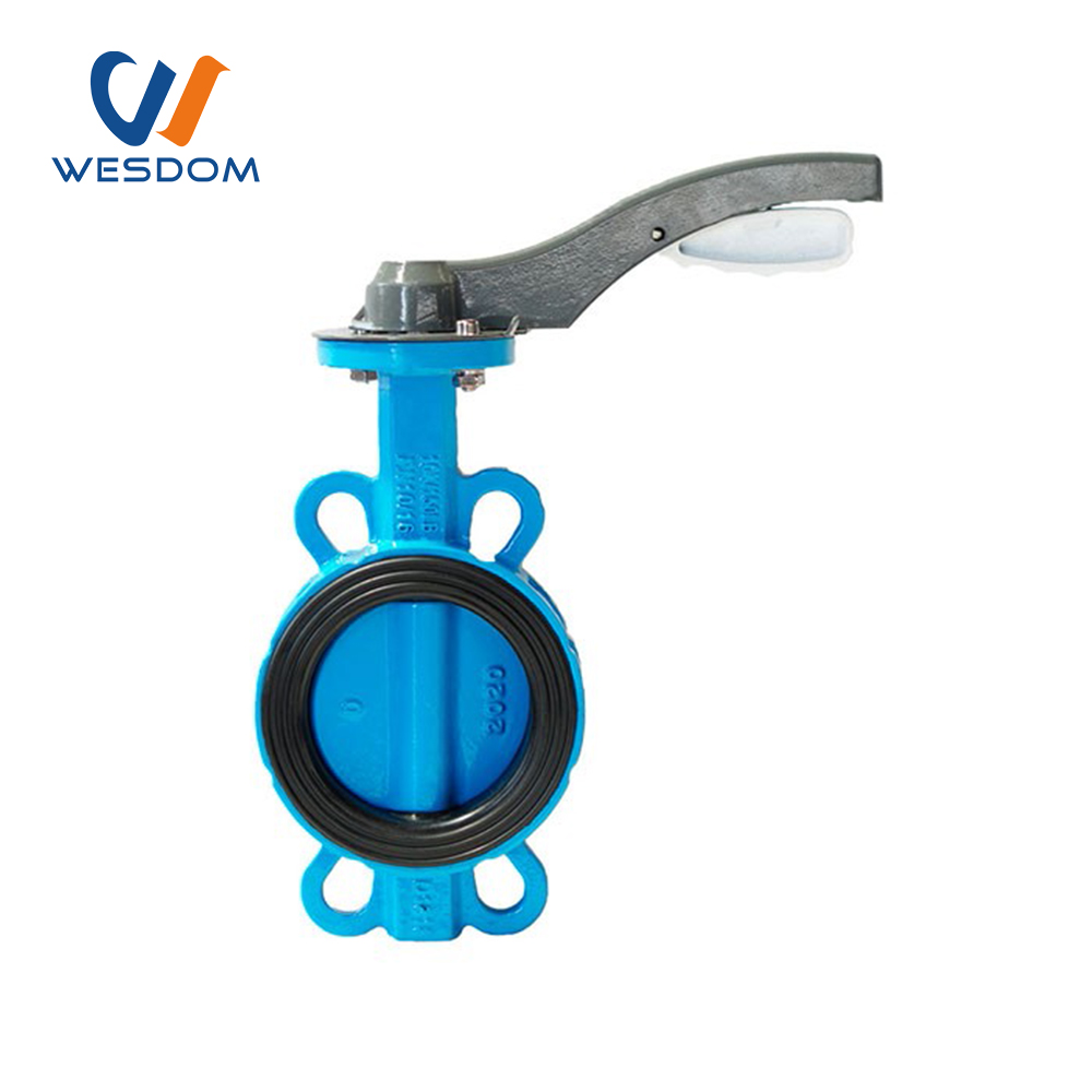 Aluminum handle butterfly valve