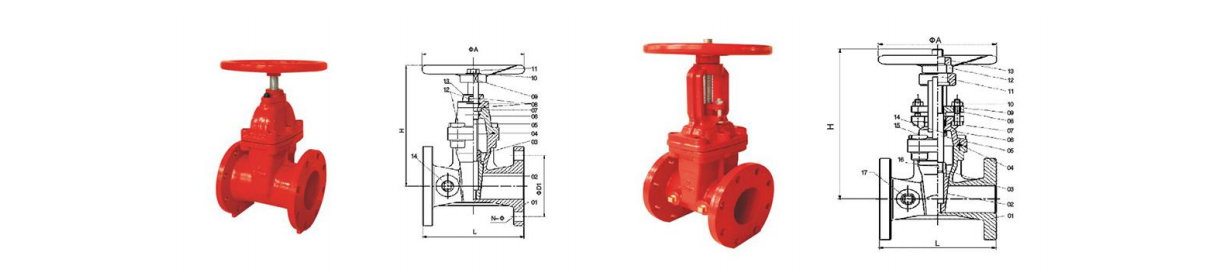 structure of gate valve