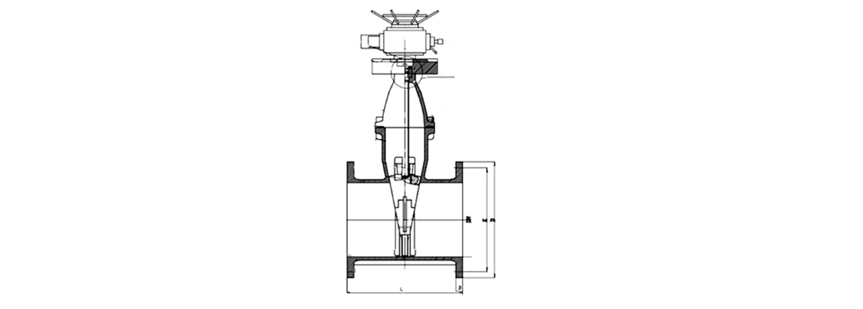 Electric actuator resilient gate valve