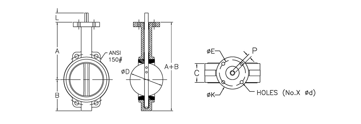 wafer butterfly valve