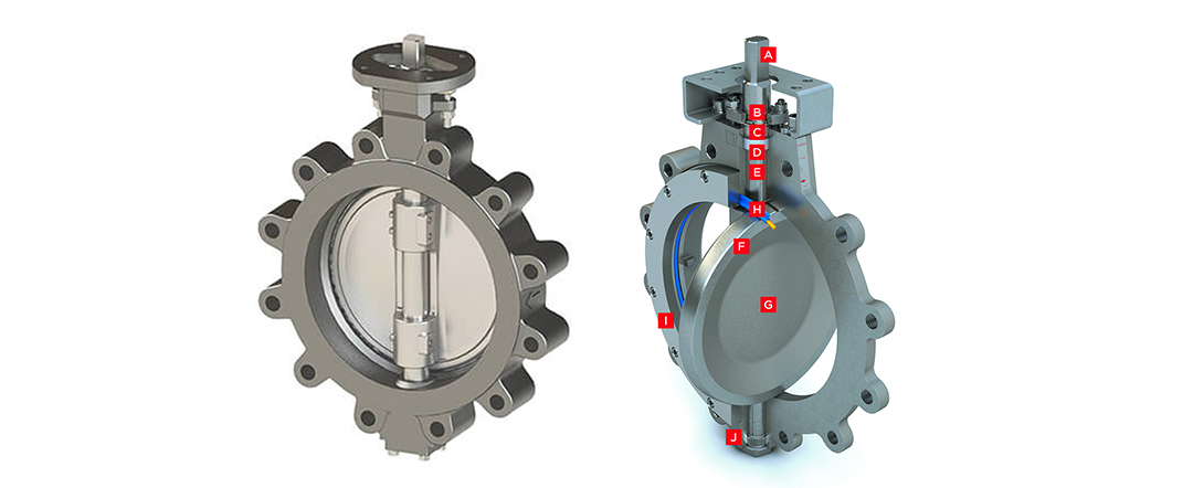 High performance butterfly valve