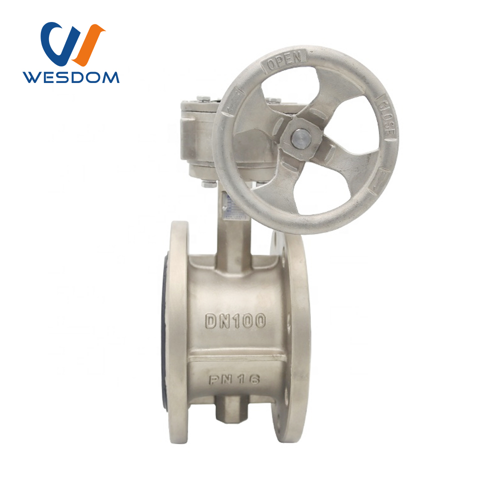 Stainless Steel Flanged Butterfly Valve