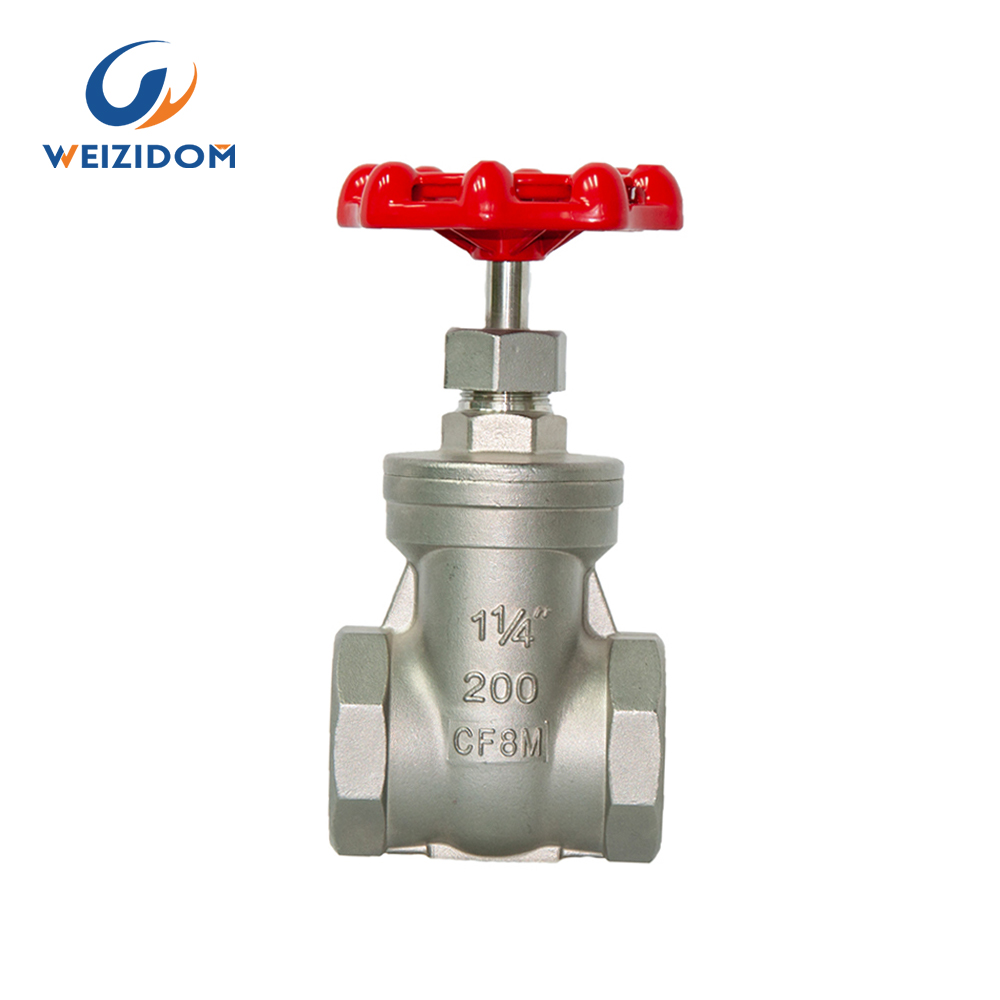 Stainless steel threaded gate valve