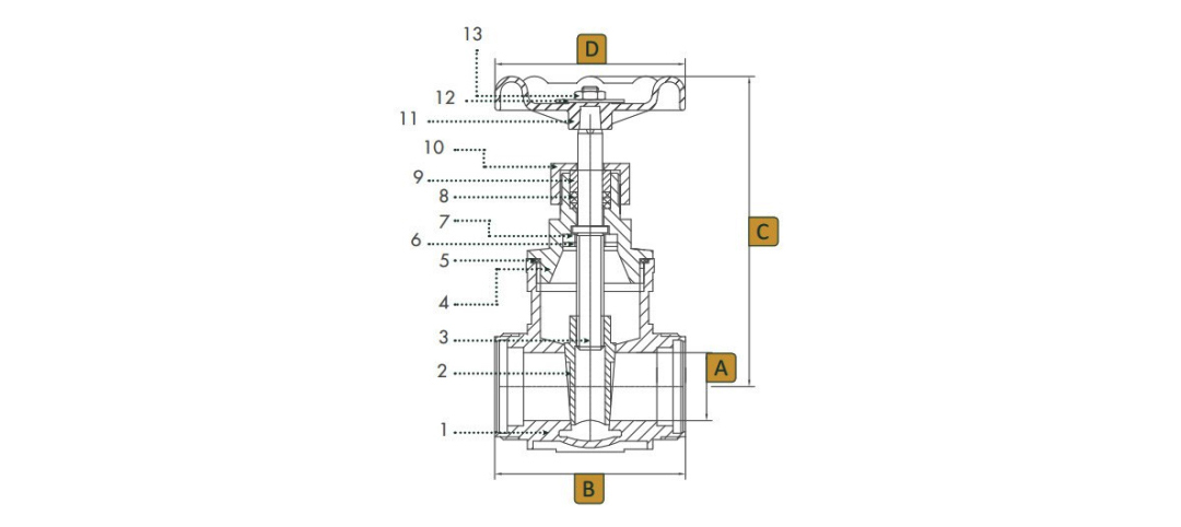 stainless steel threaded gate valve