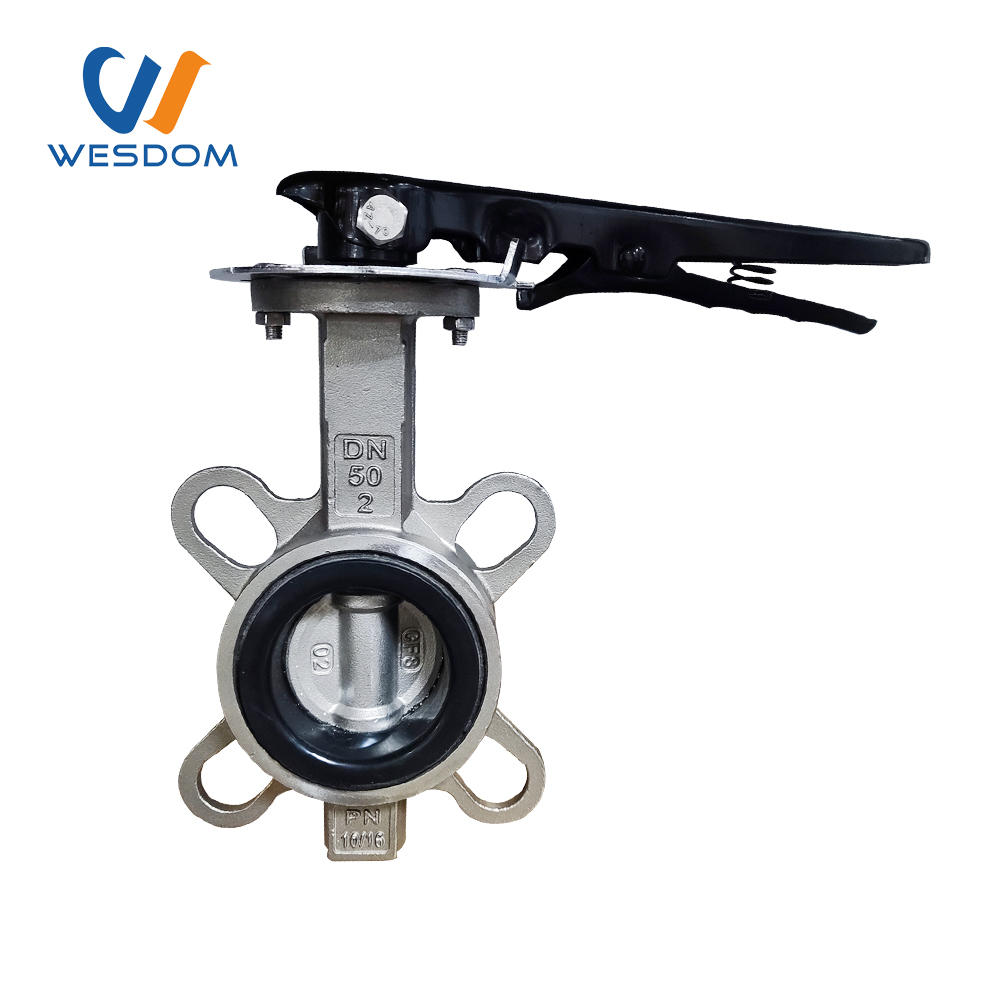 stainless steel wafer butterfly valve