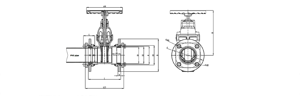 Mechanical joint Resilient Seated Gate Valve
