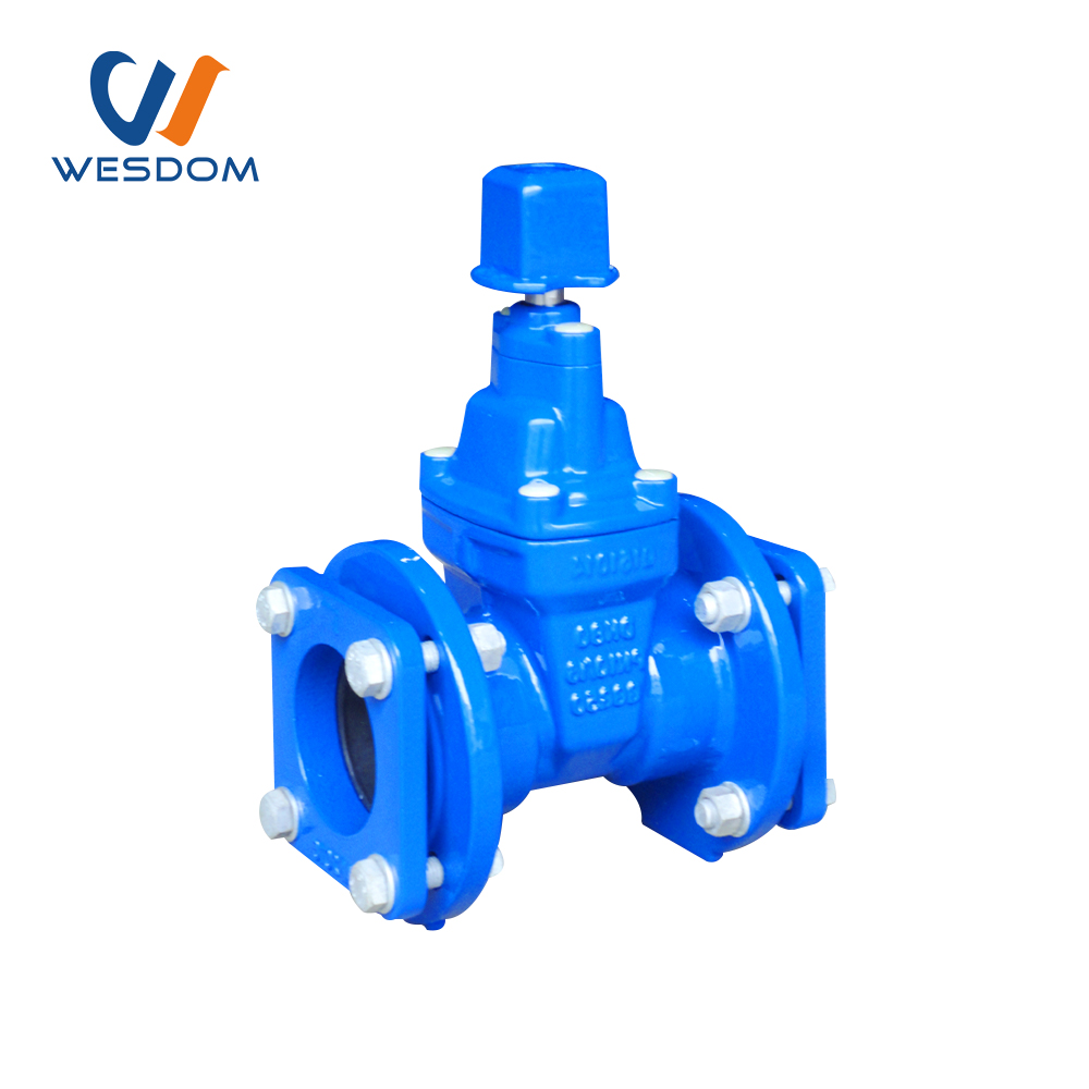 Mechanical joint resilient seated gate valve