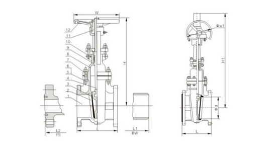 slab gate valve