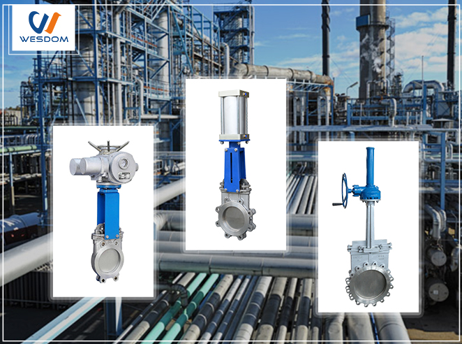 What is a knife gate valve?