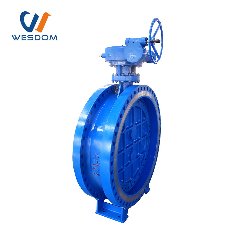 Double eccentric butterfly valve