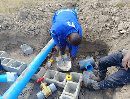 WESDOM valves for Irrigation projects in Malawi