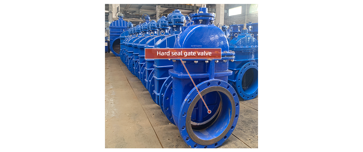 Hard seal gate valve