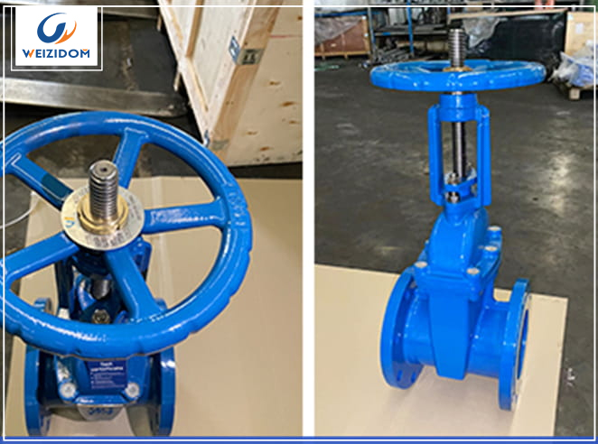 What is rising stem gate valve?