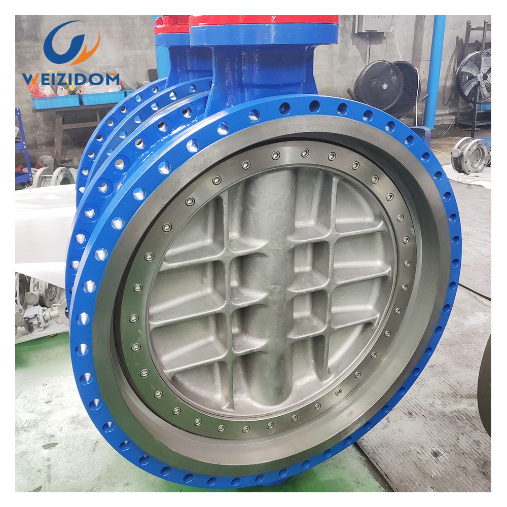 DN900 Pneumatic Triple Eccentric Hard Seal Butterfly Valve