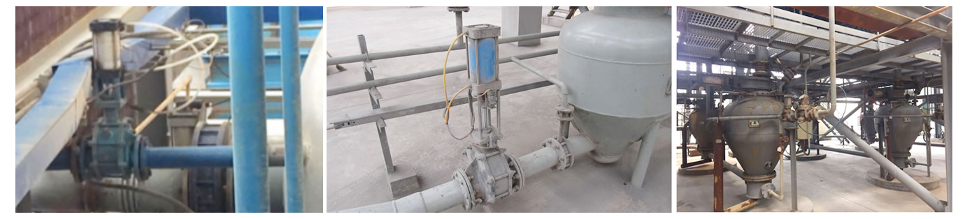 Installation Feedback Photos of double disc gate valve