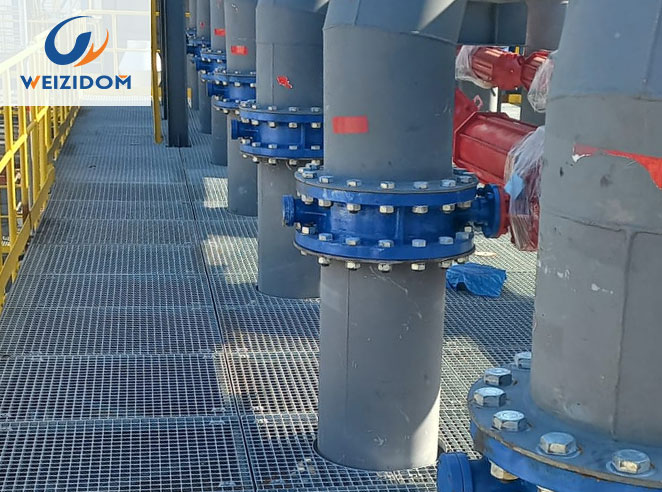 Installation Site of Large-Diameter Valve Project for Middle Eastern Client